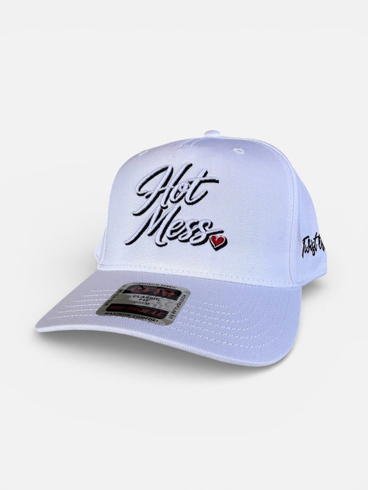 Hot Mess   White/Black